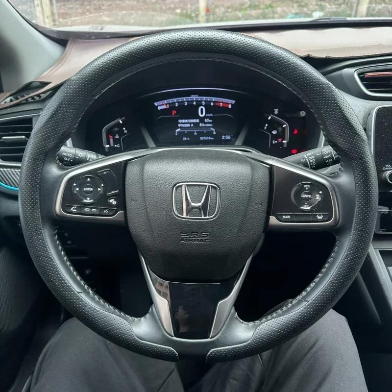 For Honda TYPE R Accord Civic HRV CRV CITY Jazz Pilot Odyssey Spirior FIT Ultra thin 8D Nappa leather Car Steering Wheel Cover