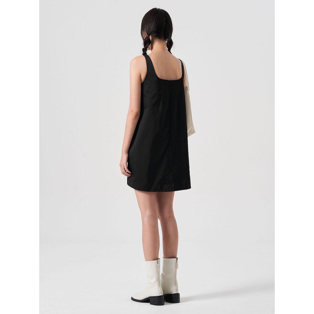 8SECONDS Layered Dress Black (324871Ly25)