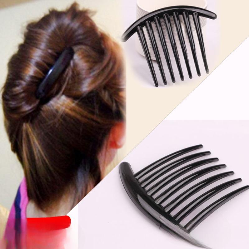 Plastic 7-tooth Hair Comb Accessories Comb Hair Accessories Long-toothed Updo Hair CombUpdo Hair SetHair Accessories