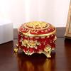 Jewelry Box Vintage Storage Reusable Unique Rose Pattern Organizer for Bedroom