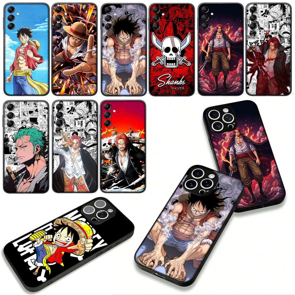 Чехол для Apple iPhone 16 15 14 Plus 13 12 Mini 17 Pro Max + ProMax 16E Air Чехол для телефона Shanks Luffy One Roronoa Zoro Piece