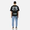 Evisu Мужская широкая короткорукавная футболка с принтом Червовый Дарума и кости Топы 2ESHTM4TS1076LFCT
