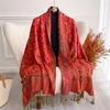 Luxury Women Autumn And Winter Cashmere Scarves Paisley Print Warm Pashmina Poncho Fashion Thick Shawl Foulard Bufanda Scarf