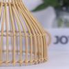 Pendant Light Rattan Weave Chandelier Rattan Boho Bamboo 24CM Lampshade Vintage Ceiling Lamp Decoration Ceiling Light for Home