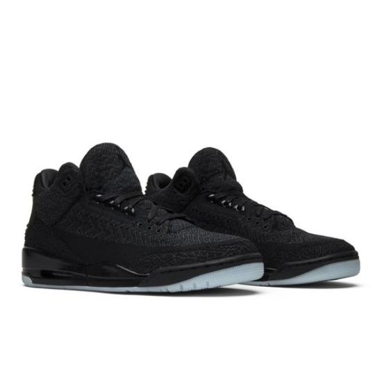 Air Jordan 3 Retro Flyknit Черный AJ3 AQ1005-001