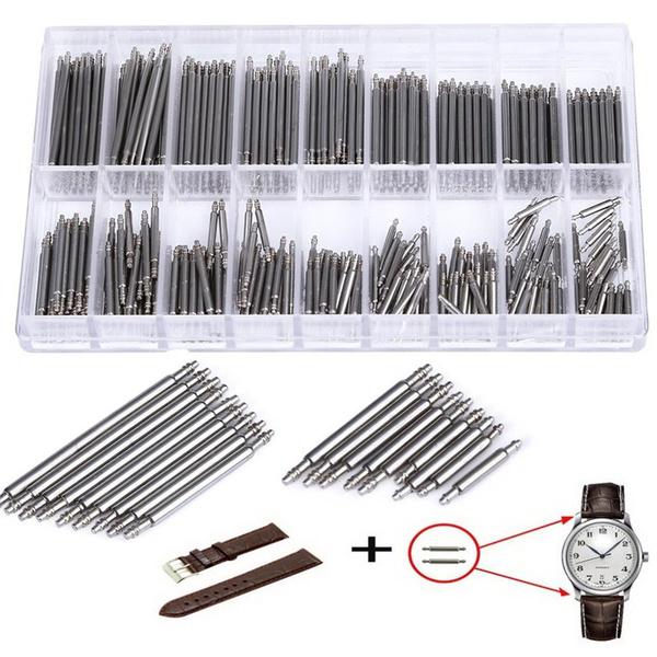 360 шт. 8-25 мм Штифты для звеньев ремешка часов Пружинные штифты AVE