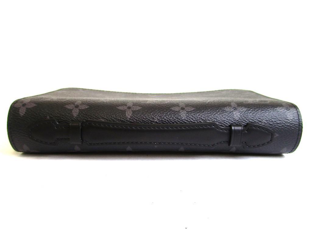 Authentic LOUIS VUITTON Monogram Eclipse Leather Zippey XL Wallet Clutch Bag #b318 Seller refurbished