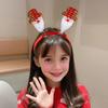 Рождественская повязка на голову для взрослых и детей, праздничный аксессуар для волос, повязка на голову с Санта-Клаусом и снеговиком для всех возрастов, для рождественских вечеринок и маскарада