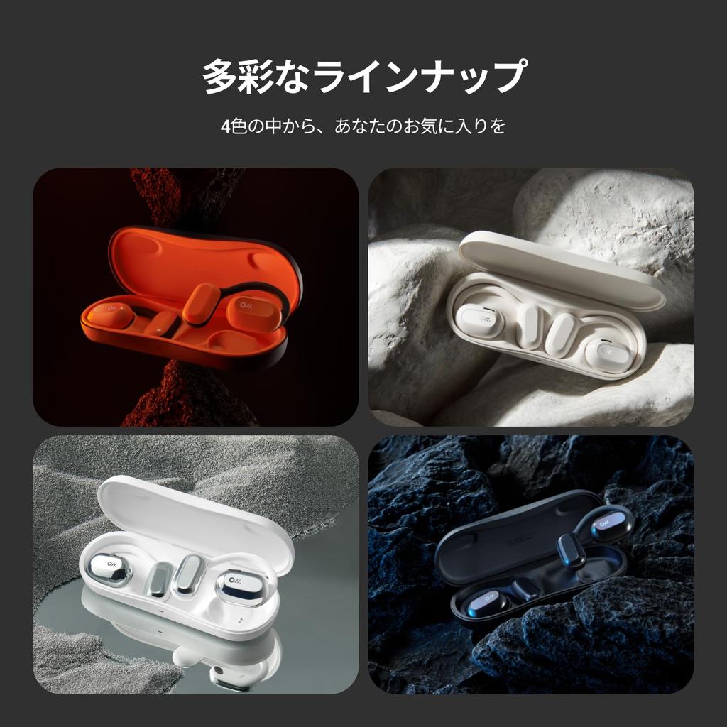 Oladance OWS2 Wireless Bluetooth True 19 Hours of Continuous Noise High Android iPhone Perfect for and TV Amazon Silver Earbuds, 5.3 Multi-Point,