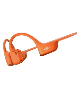 Shokz OpenRun Pro 2 Беспроводные Bluetooth-наушники с костной проводимостью, без вкладышей, автоматическое подключение, с сертификацией по техническим стандартам P55, быстрая зарядка, 12 часов работы, оранжевые, 5.3