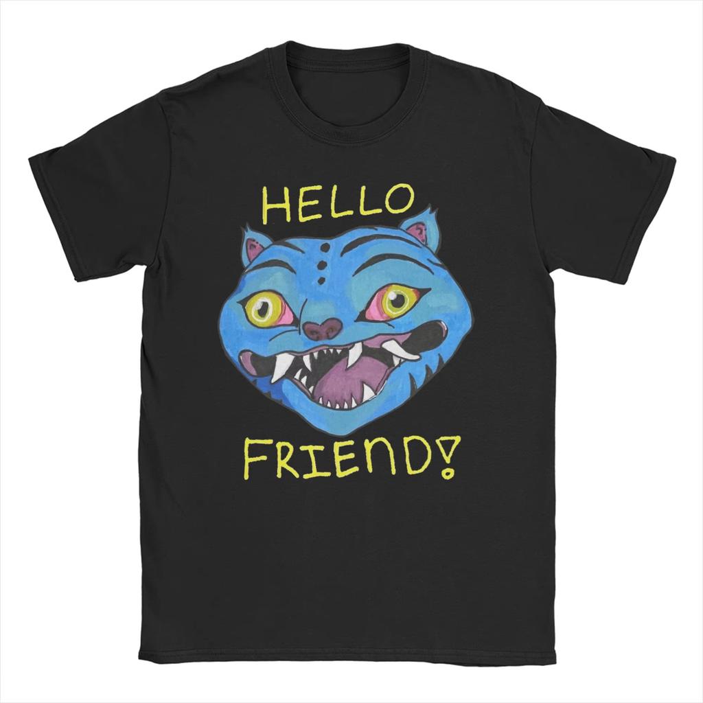 KPop Demon Hunters Blue Tiger for Men Women T Shirt Awesome Tee Shirt Short Sleeve Crewneck T-Shirt  Cotton Gift Idea Tee Tops