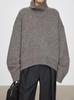 Luxurious Pure Wool Turtleneck Sweater: Cozy, Slimming, and Stylish for Autumn and Winter