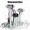 12V/24V 110dB with Wires and Relay Hooter Car Air Horn Set For Motorcycle Boat Truck Super Loud Electric Speaker Dual Trumpets
