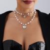 Аксессуары Милая Spice Girl Love Многослойное ожерелье Темпераментное ожерелье с кисточками из искусственного жемчуга для женщин