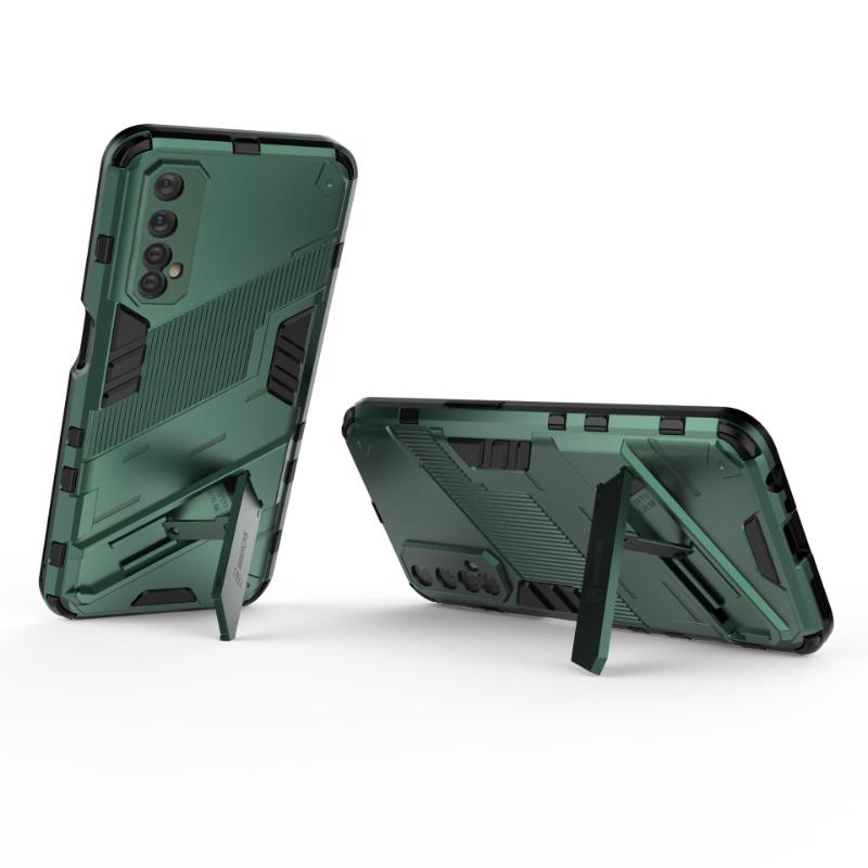 For OPPO Realme 7 Pro 4G Armor Shockproof Phone Case Back Cover Magnetic Kickstand Anti-Fall Protect Cases Coque