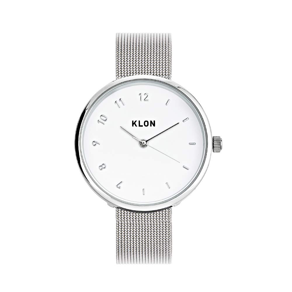 KLON Парные часы часы для пары парные простые серебристые KLON CONNECTION ELFIN 38мм -СЕРЕБРИСТЫЙ МЕШ-