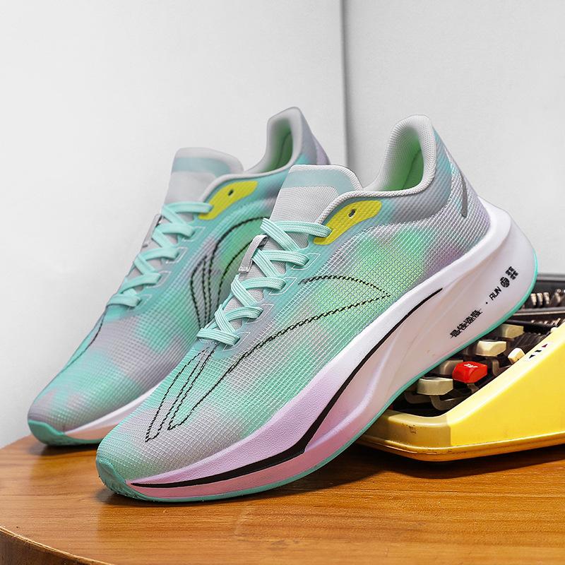 Running Shoes Men's Flying Electric 43c Red Rabbit 6pro7 Carbon Board Student Sports Big Children's Racing Running Shoes Women's Sports Horse