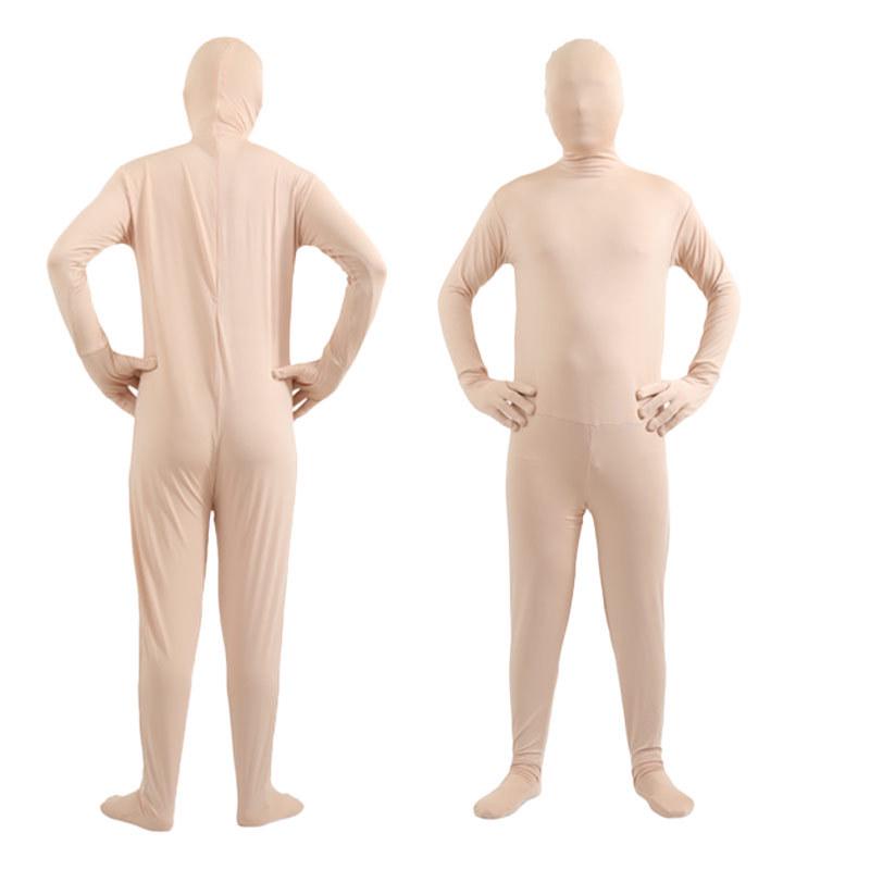 Men's Solid Color Black Invisible Halloween Jumpsuit (Available for Kids)