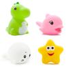 Yekko Mom LED Water Play Friends 4-piece C Set + Mesh Bath Play Toy, Korean Bath Toys