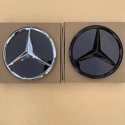 3D 185MM 205MM Эмблема Звезда Логотип Решетка Радиатора Значок Автоаксессуары Для C/B/E Класса W206 W253 W213 GLC GLE V Класса