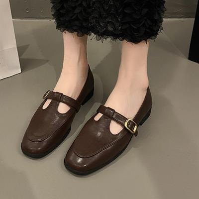 Мода 2025 Новая Мода Женские Лоферы Обувь для Балета Слипоны Перекрестный Ремешок Плоская Низкий Каблук Осень Весна Платье