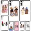 Best Friends BFF Matching Cover For Samsung Galaxy S22 S23 Ultra Note 20 10 Plus S9 S10 S20 S21 S23 FE Phone Case