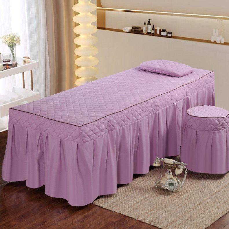 Beauty with Holes Bed Cover Single Piece Beauty Salon Therapy Massage Special Bedclothes Thickened All-season Use Bedspread