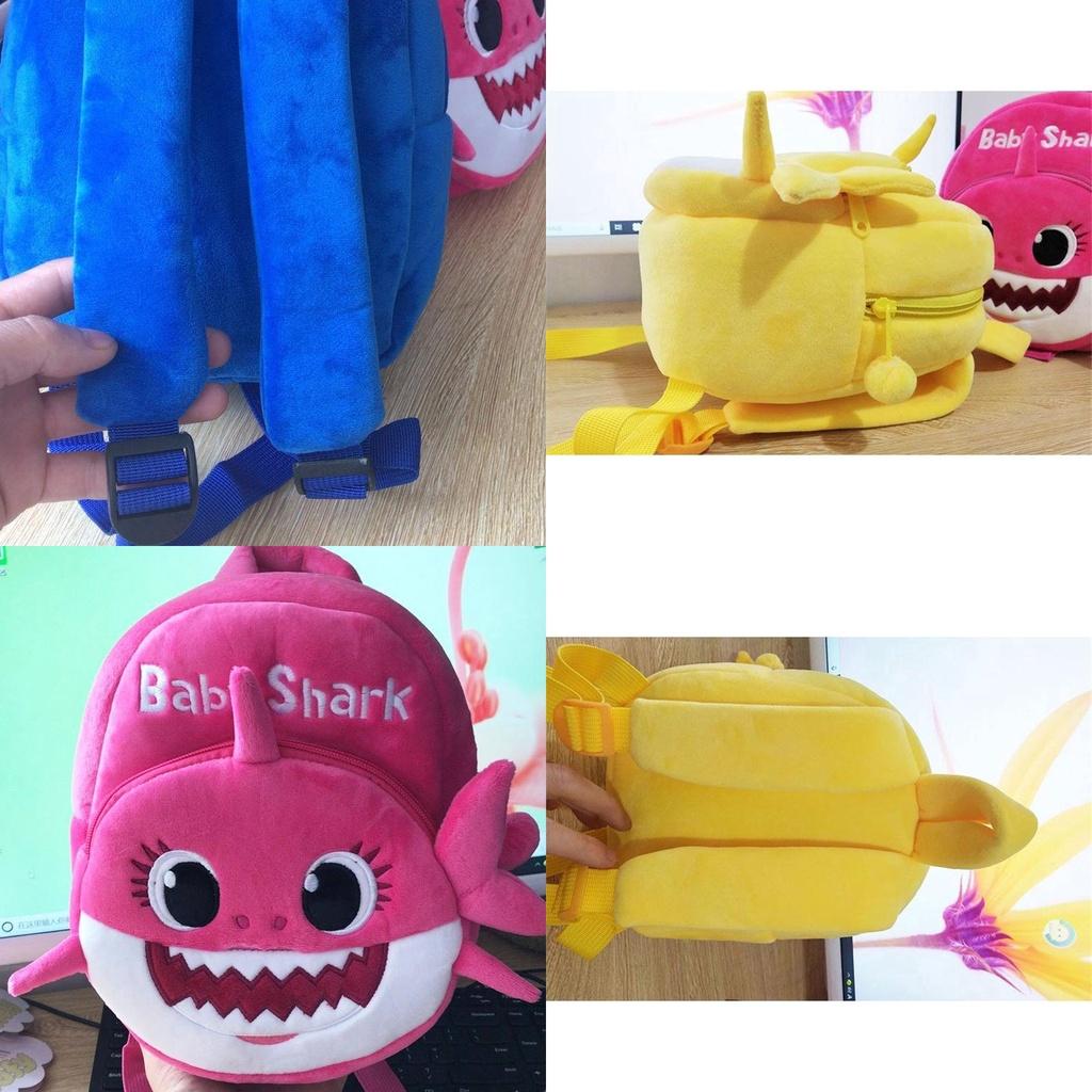 Плюшевый рюкзак Baby Shark для детей, милый мягкий наплечный рюкзак, школьная сумка для детей, подарок