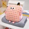 Dopamine Hand Warmer Cushion With Soft Plush Fabric For Office Rest And Car Comfort