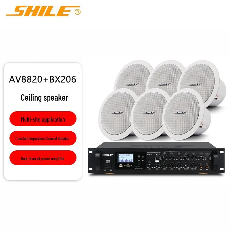 Shile AV8820+BX206 Ceiling Speaker System (CN version)