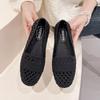 Flat Sandals for Women's Versatile Summer Casual Breathable Hollow Out Beach Shoes with Soft Soles for Nurses