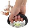 Stainless Steel Multifunctional Garlic Press with Opener