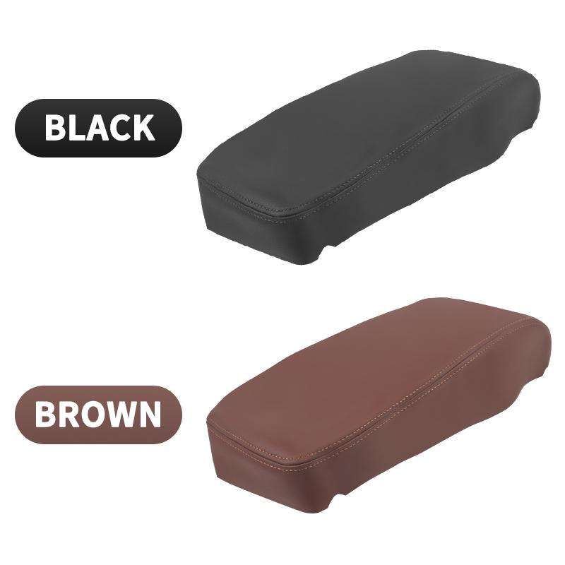 Black /Brown Console Lid Armrest Protect Cover For Toyota Avalon 2013 2014 2015 2016 2017 2018 Car Interior Replace Accessories