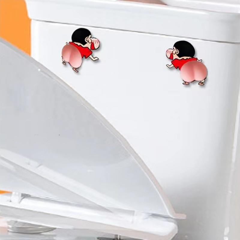 Door Anti-Collision Tape 3D Silicone Sticker Cute Cartoon Sticker For Door Stops Car Phone Case Anti-Hit