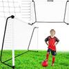 Goal De Football Avec Filet 200 X 300 Cm - SPRINGOS - Acier - Blanc