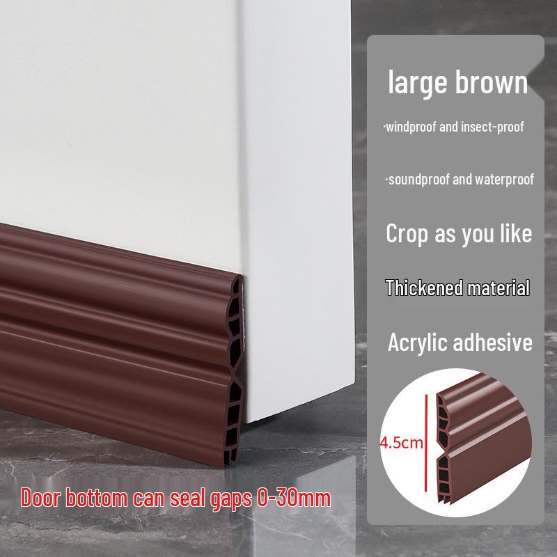 Уплотнительная лента для низа двери - Ветрозащитная и Звукоизоляционная