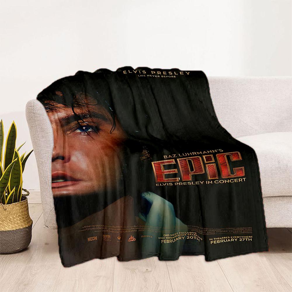 Elvis Blanket Soft Warm Cozy Great For Office Chair Sofa Chair Four Seasons Universal Warmthful Decor Gifts For Family Or Friends