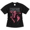 EVERSOUL Marvel Avengers Captain America Venom Short Sleeve T-Shirt, Men's Black, Size L [Parallel Import]