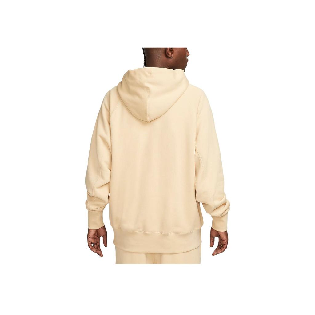 Nike Solid Color Pocket Hoodie With Long Sleeves Men Tops Yellow DV9778-252