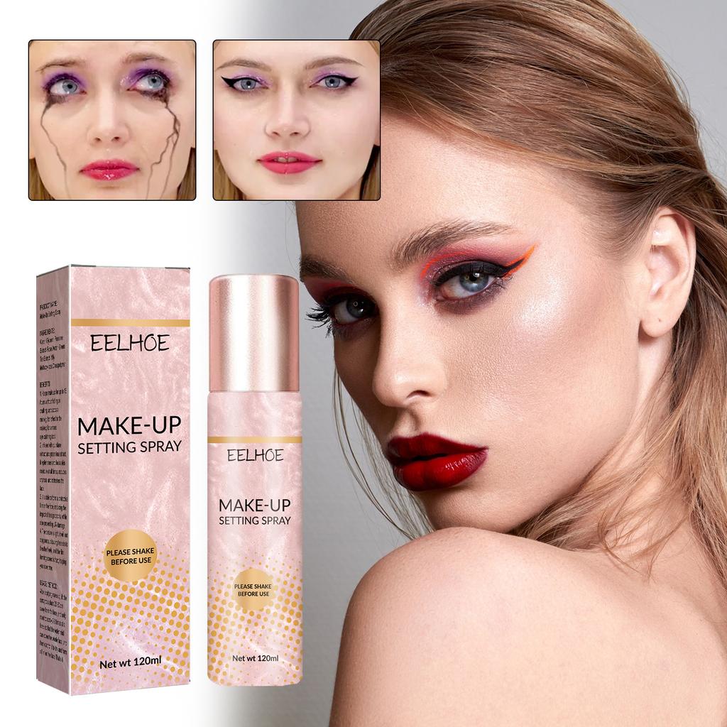 EELHOE Спрей для настройки макияжа Увлажняющий лосьон Увлажняющий контроль жирности Стойкий макияж Натуральный матовый Освежающий быстродействующий фиксатор Косметика