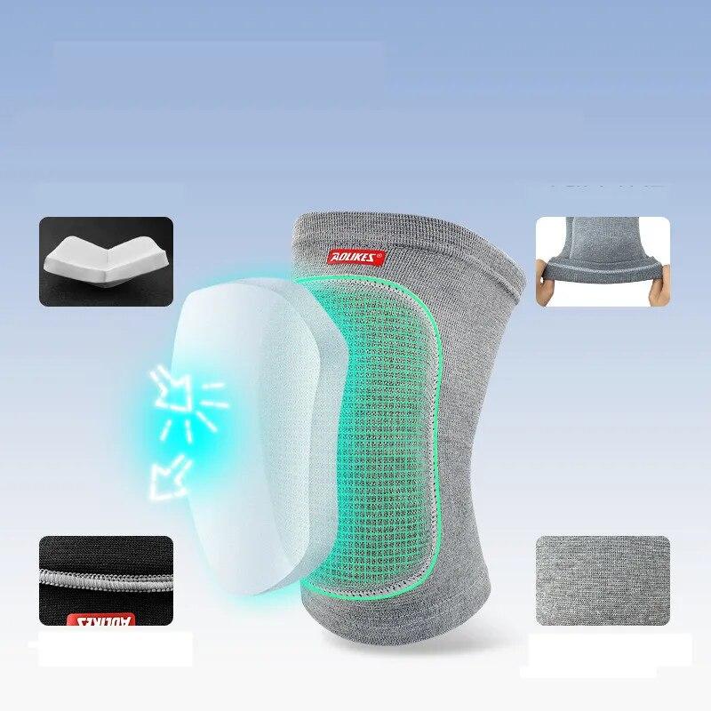1 пара наколенников против столкновений, защита для спорта, катания на роликовых коньках, танцев, на коленях, для защиты от падения, футбола, утолщенные наколенники для мужчин и женщин