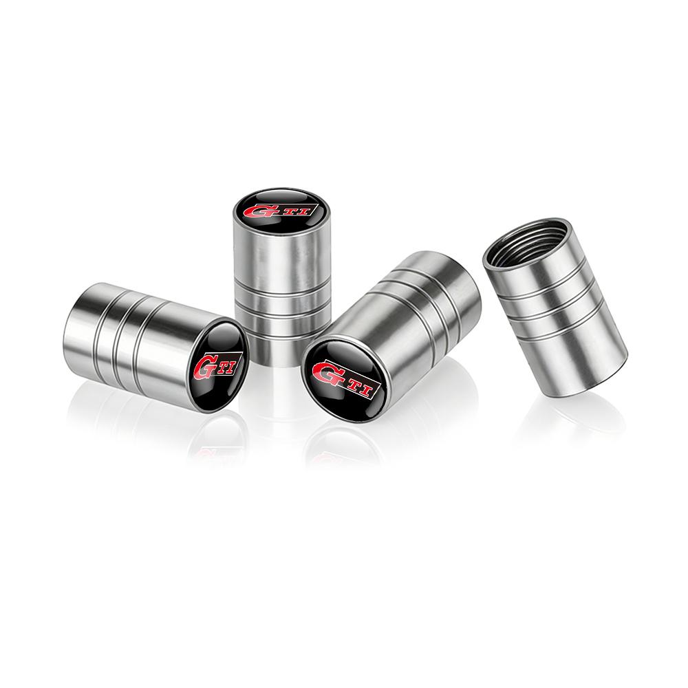 ADMVN1 For Volkswagen VW R Polo Passat Rline Golf 4 5 6 Tiguan Jetta GTI Bora Car Tire Valve Caps Metal Wheel Dust Covers Accessories