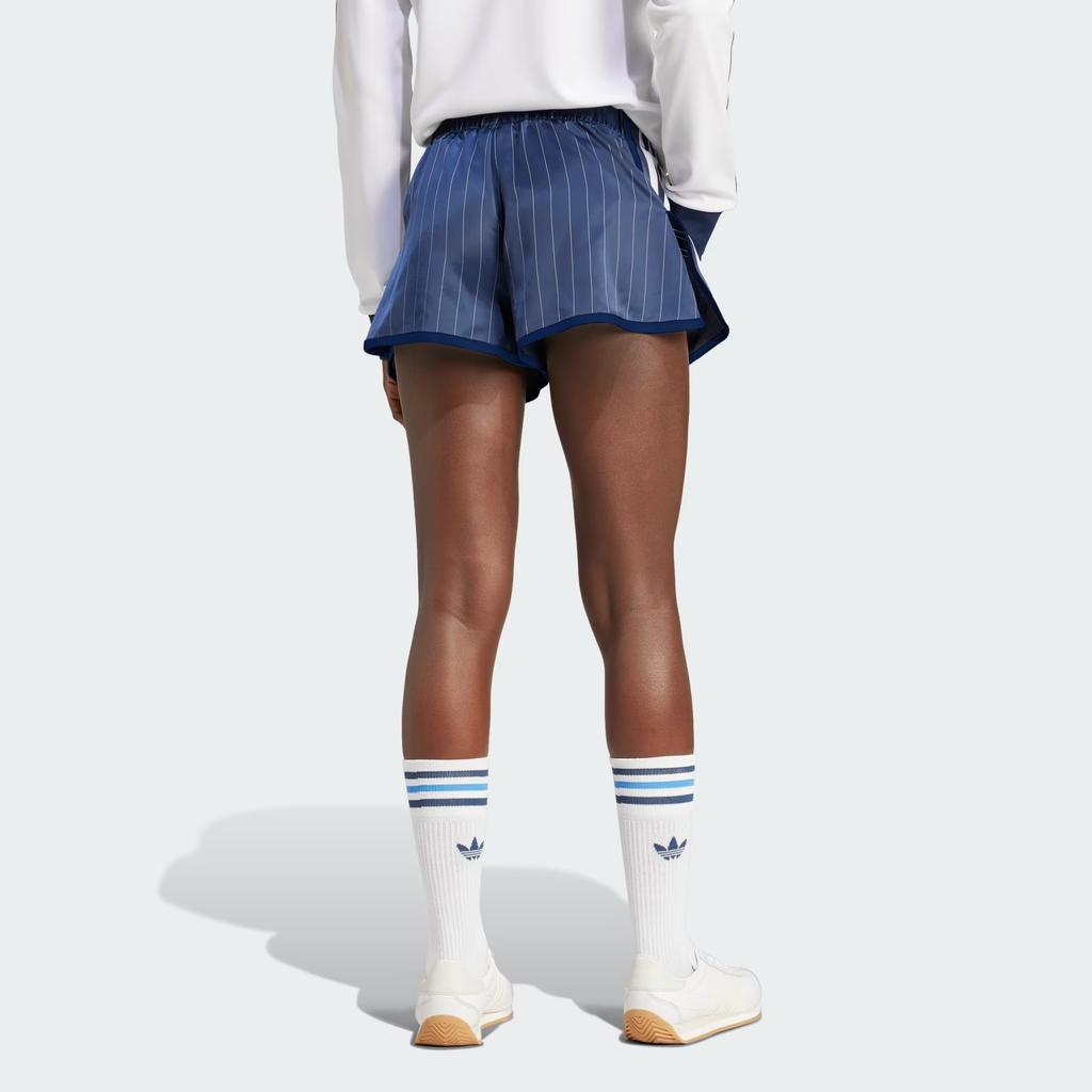 Adidas X Sporty & Rich Track Short Navy/White Women Streetwear JI9278