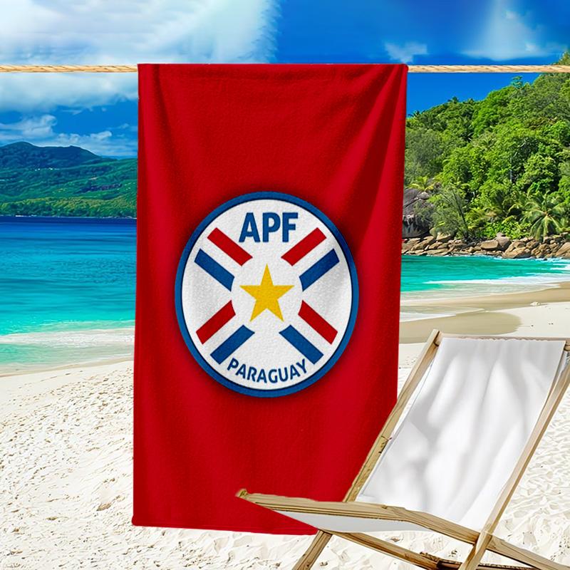 Paraguay's National Emblem Microfiber Beach Towel, Lightweight And Quick-Dry, for Summer Travel, Beach Essential, Swimming Pool Outdoor