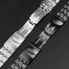 Ремешок для часов Swatch Strap 17 мм 19 мм 21 мм из нержавеющей стали с металлическим ремешком [ZHUOLEI] (Черный, 21мм)