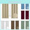 Curtains Insulated Blackout Curtain Bedroom Living Room Solid Curtain Color