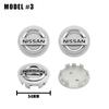 For Nissan ArR44Pcs 54/60mm Car Logo Wheel Center Hub Caps Rims Cover For Nissan X-trail Qashqai Note Juke Sentra Patrol Leaf Tiida Accessories