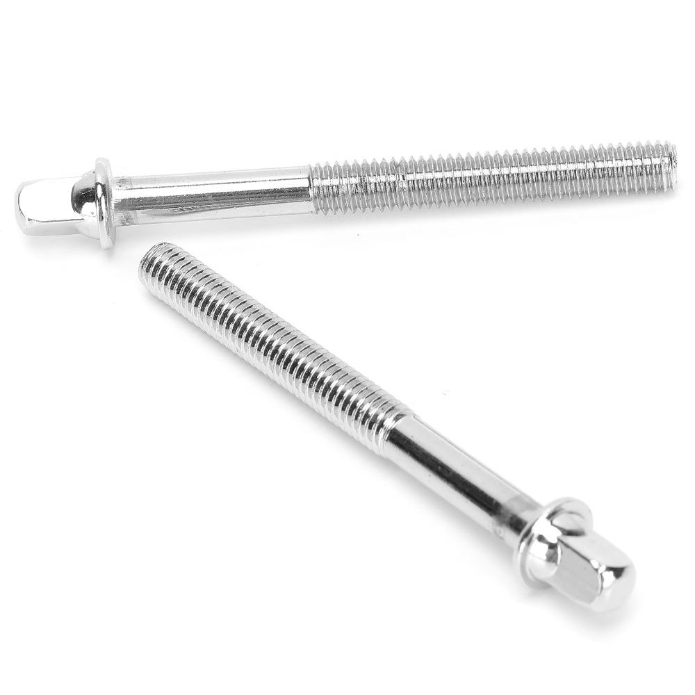 6PCS Metal Material Drum Tension Rods 70mm Length Drum Kit Screw Set For Jazz Drum Kit