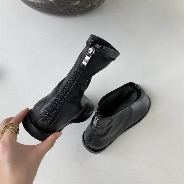 Woman Elastic Boots Fashion Ladies Thick Bottom Ankle Luxury Designer Female Boots Nre Autumn Winter Women's Chelsea Boots 2024