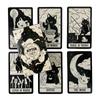 Kawaii Cat Tarot Cards Magic Full English Read Fate Deck Board Game Family Playing Birthday Gift Pink Cute Lovely Cat Oracle